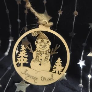 Boule de noël – Bonhomme de neige