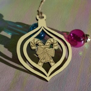 Boule de noël – Sucre d&rsquo;orge