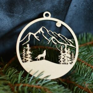 Boule de noël – Loup