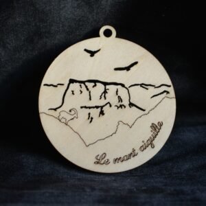 Boule de noël – Mont aiguille avec bouquetin