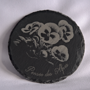 Dessous de verre – Pensée des Alpes