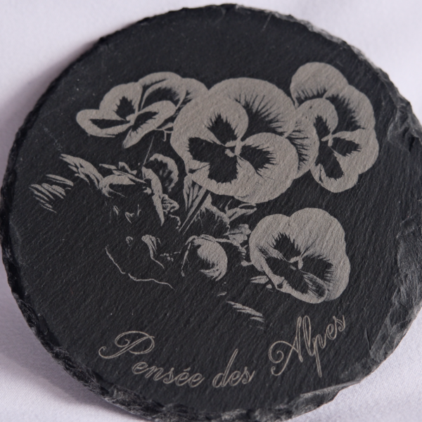 Dessous de verre - Pensée des Alpes – Image 2