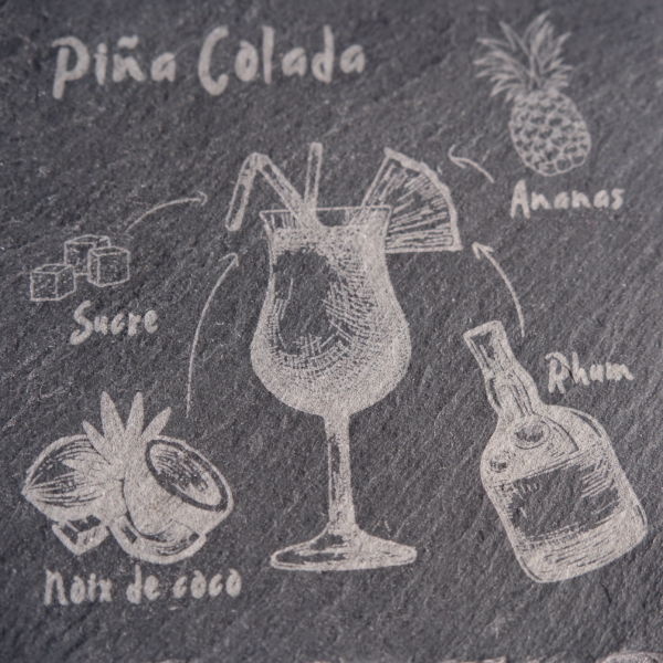 Dessous de verre - Cocktails Pina Colada – Image 2