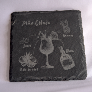 Dessous de verre – Cocktails Pina Colada