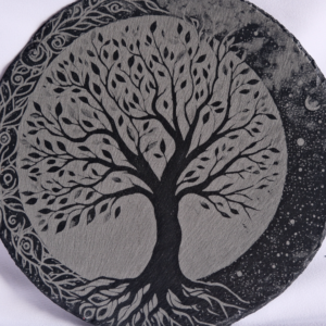 Dessous de plat – Arbre de vie lune
