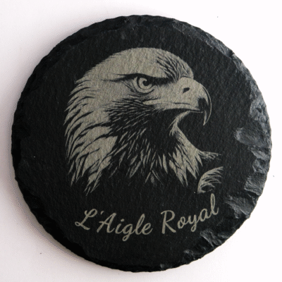 Dessous de verre - Aigle (Tête) – Image 2